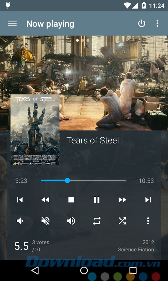 Xem file đang phát