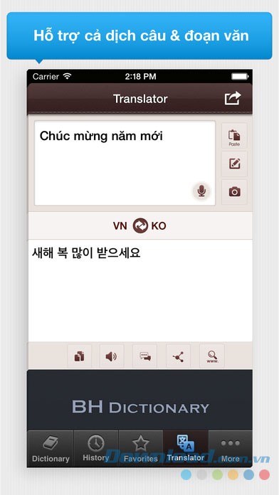 Dịch cả câu và đoạn văn tiếng Hàn
