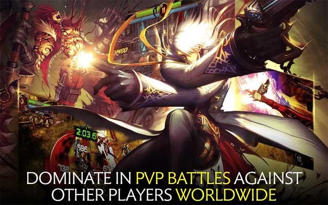 Tham gia vào các trận chiến PvP khốc liệt