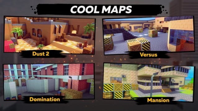 Chiến đấu ở nhiều bản đồ khác nhau