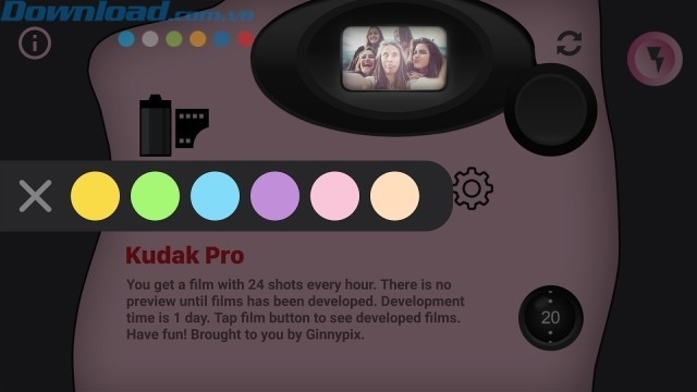 Chọn màu sắc máy ảnh yêu thích