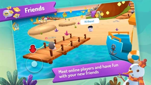 Gặp gỡ những người chơi online khác và trải nghiệm niềm vui với người bạn mới