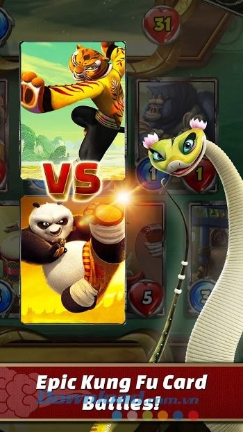 Đánh bại kẻ thù trong game Kung Fu Panda: Battle Of Destiny