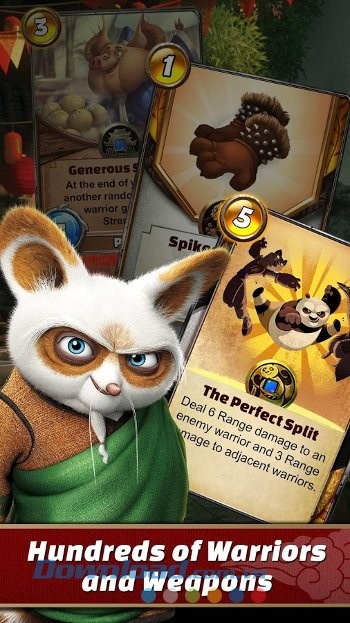 Thu thập vũ khí trong game Kung Fu Panda: Battle Of Destiny