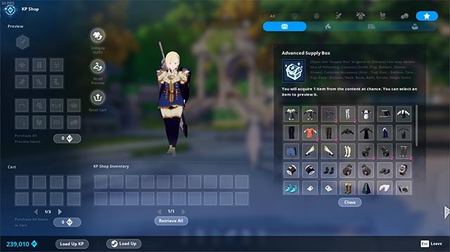 Nâng cấp Supply Box