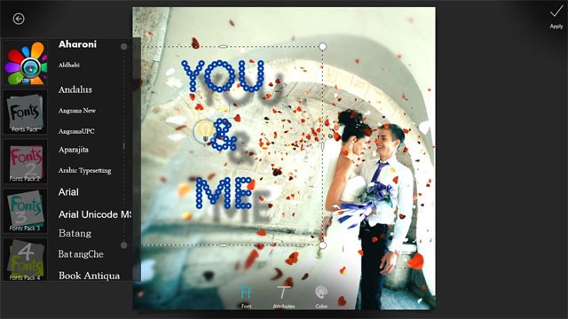 Chèn chữ vào ảnh