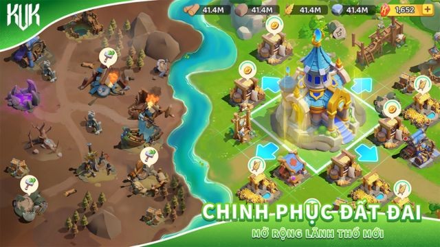 Chinh phục đất đai, mở rộng lãnh thổ mới