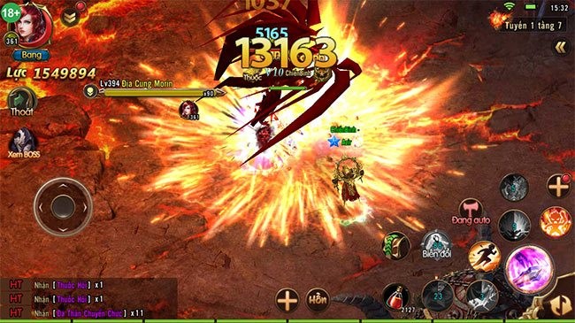 PK đầy sống động