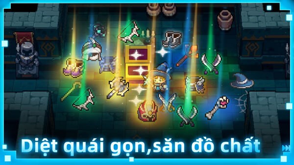 Diệt quái gọn, săn đồ chất