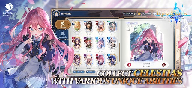 Các chiến binh xinh đẹp sở hữu nhiều khả năng độc đáo chiến đấu cùng bạn trong game Kyrie and Terra