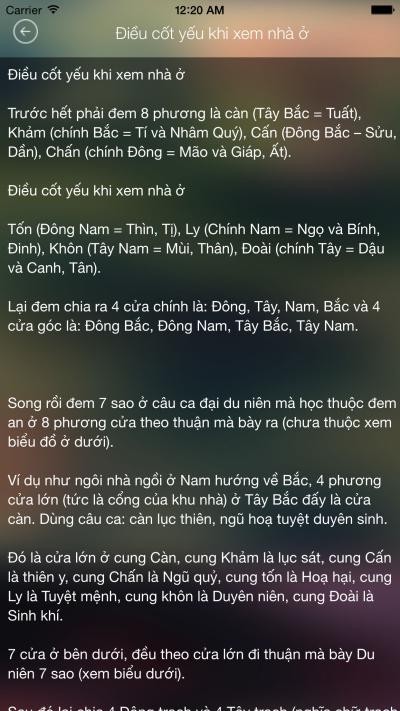 La bàn Phong thủy cho iPhone