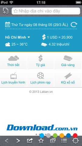 Laban browser for iOS