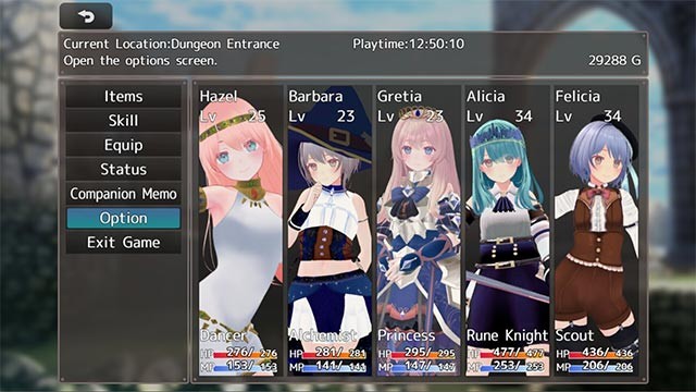 Khám phá dàn nhân vật xinh đẹp và đa dạng trong game Labyrinth Flowers