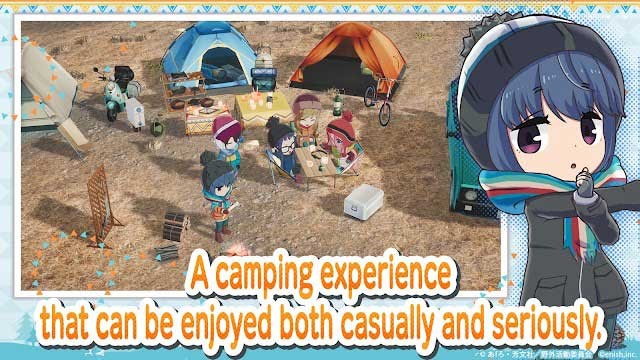 Laid-Back Camp All -in-one là game được chuyển thể từ bộ manga/anime Yuru Camp