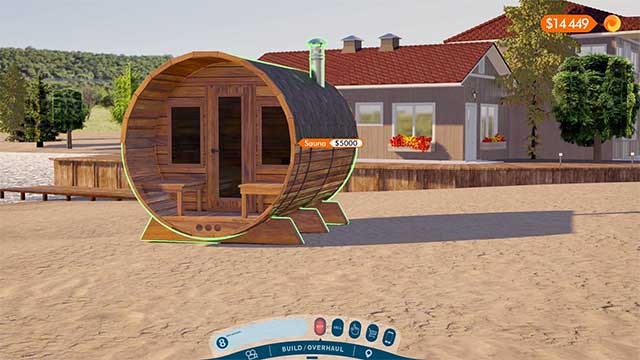 Đầu tư cơ sở vật chất cho khu nghỉ mát