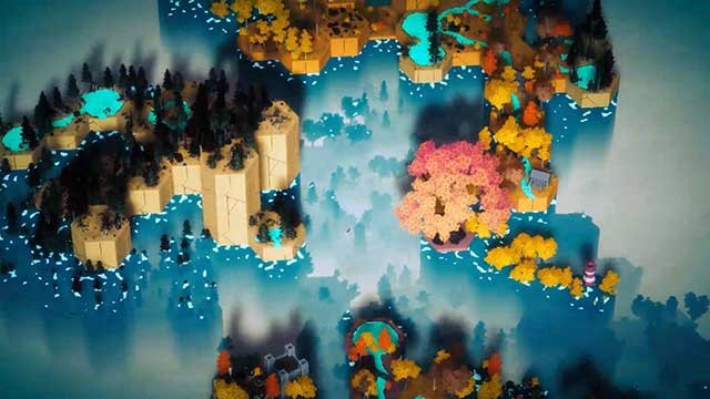 Các viên gạch có thể được xoay để tạo ra khung cảnh hợp lý