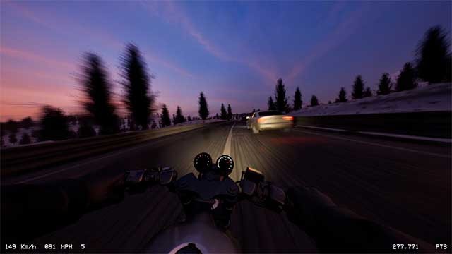 Lanesplit mang đến cảm giác lái xe vừa thực tế, vừa phấn khích