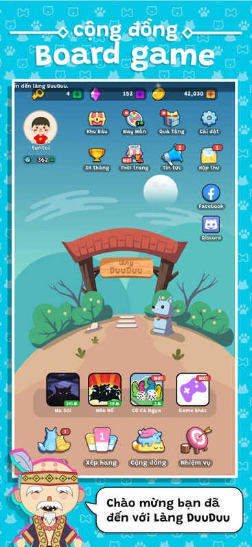 Giao diện chính của game