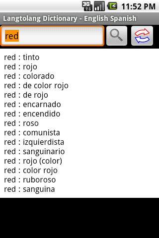 Langtolang Dictionary for Android