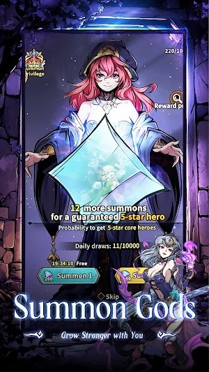 Triệu hồi các vị thần, phát triển họ ngày càng mạnh hơn trong game Lantern Odyssey