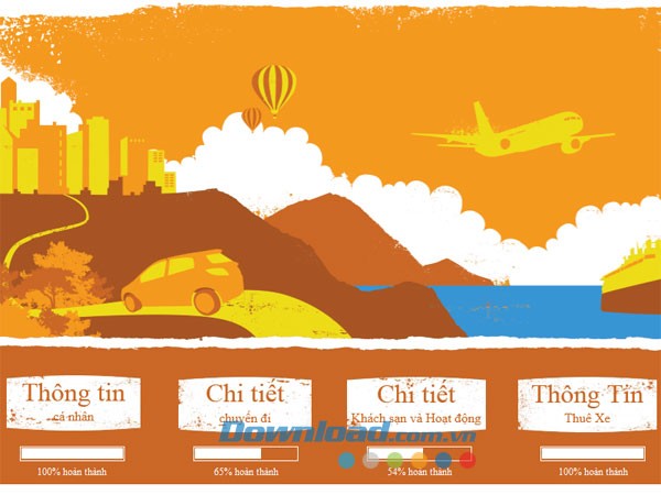 Lập kế hoạch kỳ nghỉ