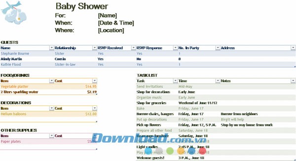 Lập kế hoạch tắm cho bé