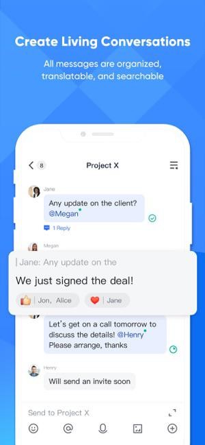 Tạo cuộc trò chuyện trong tài liệu