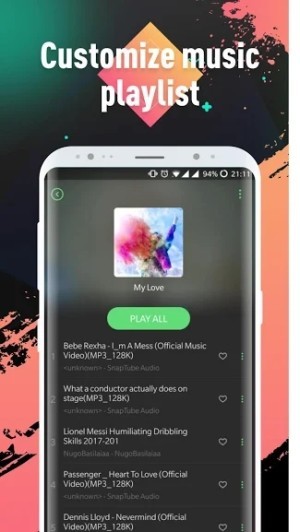 Tùy chỉnh danh sách nhạc