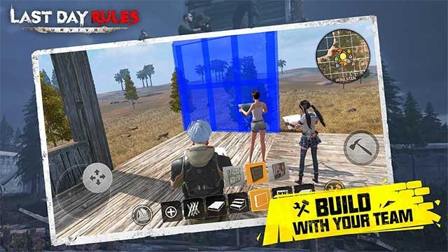 Xây dựng một căn cứ kiên cố trong Last Day Rules: Survival for Android