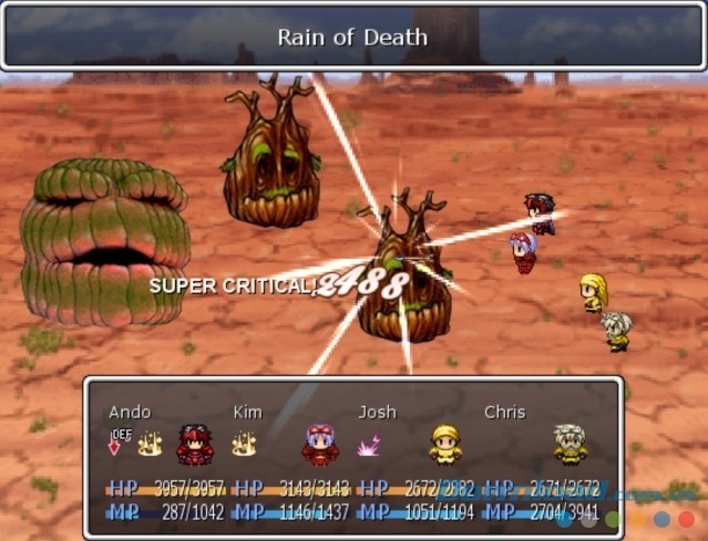 Sử dụng tuyệt chiêu trong game nhập vai mới Last Dream: World Unknown cho máy tính, Mac và Linux