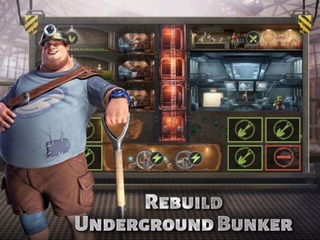 Xây dựng căn cứ dưới lòng đất theo ý bạn muốn trong game Last Fortress: Underground