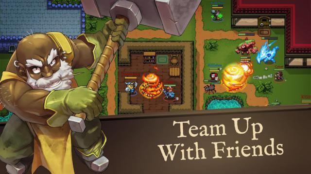 Lập team với bạn bè và cùng nhau chiến đấu