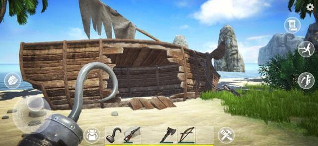 Sinh tồn trên đảo hoang giống Robinson trong game Last Pirate: Survival Island