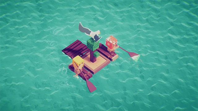 Chèo thuyền phiêu lưu khắp đại dương để tìm nguyên liệu, tài nguyên, kho báu