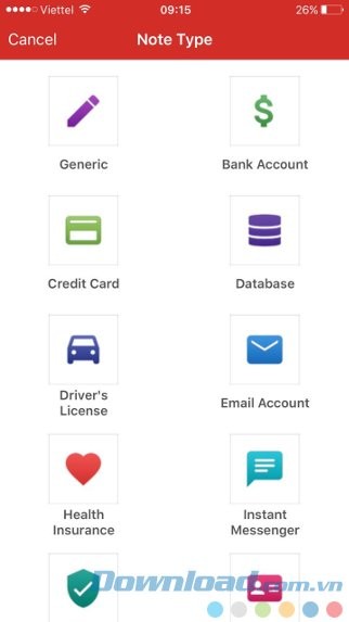 Bảo mật ghi chú