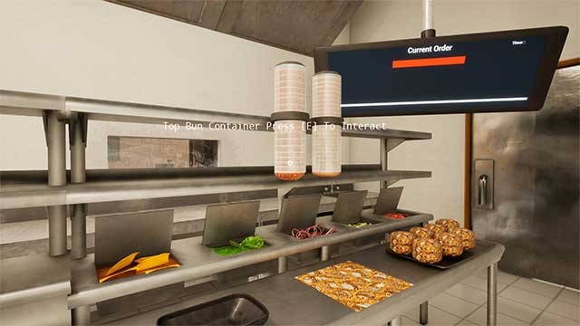 Bạn thực hiện các nhiệm vụ của một nhân viên quán ăn thông thường