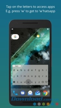 Tìm theo chữ cái trên LaunchBoard cho Android