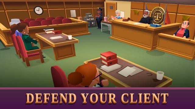 Mở công ty luật và bảo vệ khách hàng của bạn trong game Law Empire Tycoon