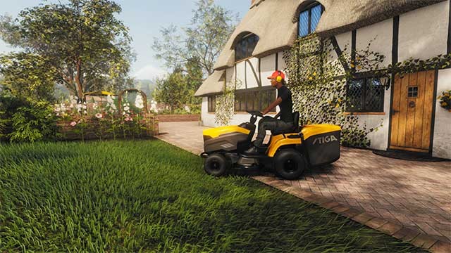 Lawn Mowing Simulator là game mô phỏng cắt cỏ chân thực và sống động