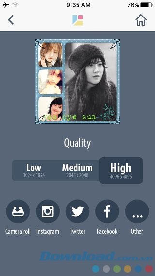 Chia sẻ ảnh trên mạng xã hội