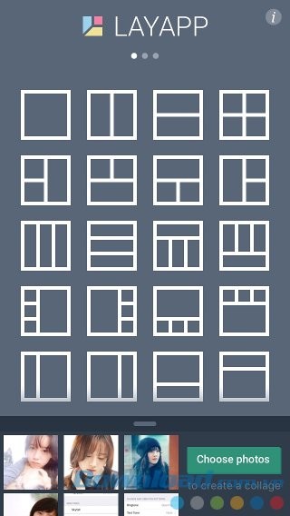 Ghép ảnh với bố cục có sẵn