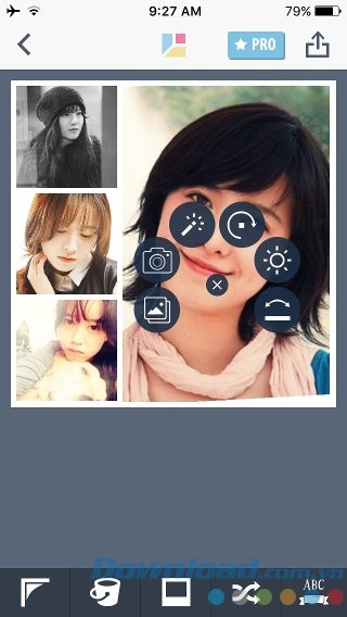 Thực đơn sửa từng ảnh nhỏ