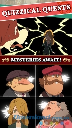 Layton’s Mystery Journey cho Android có nhiều nhiệm vụ kỳ lạ