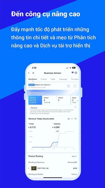 Theo dõi doanh số chi tiết
