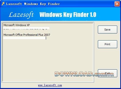 Lazesoft Windows Key Finder