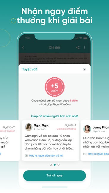 Nhận được nhiều điểm thưởng
