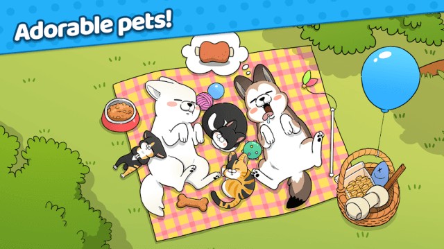 Chơi cùng các vật nuôi đáng yêu trong game Lazy Dogs