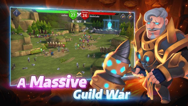 Tham gia trận chiến bang hội quy mô lớn