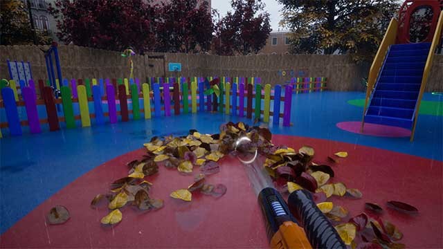 Dọn dẹp lá bẩn trong nhiều môi trường đa dạng