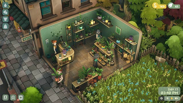 Leafy Corner là game mô phỏng cửa hàng cây cảnh ấm cúng và thư giãn trên máy tính